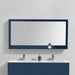 KubeBath Bosco 48″ Framed Mirror With Shelve in Blue