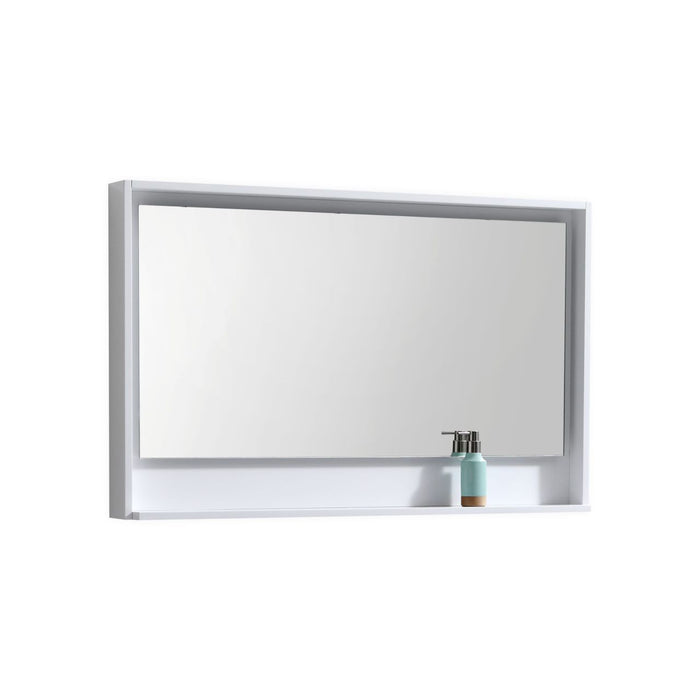KubeBath Bosco 48″ Framed Mirror With Shelve 48″ size
