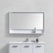 KubeBath Bosco 48″ Framed Mirror With Shelve 48″ size