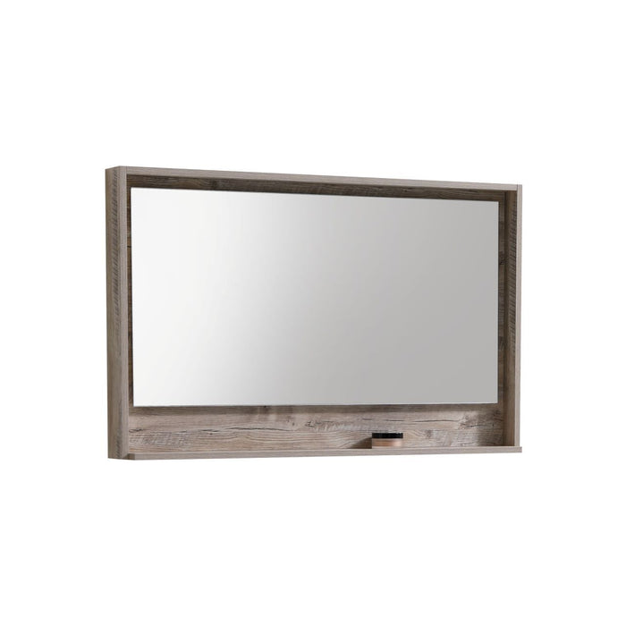 KubeBath Bosco 48″ Framed Mirror With Shelve 48″ size