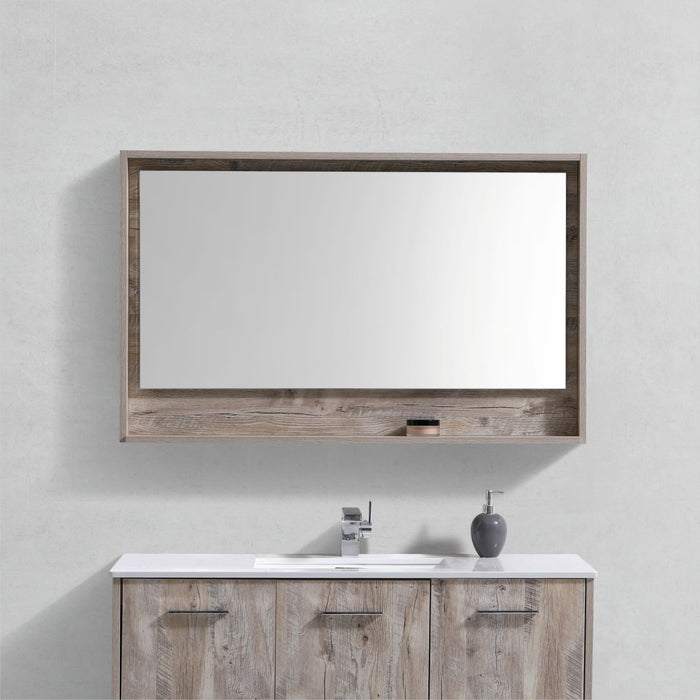 KubeBath Bosco 48″ Framed Mirror With Shelve