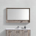 KubeBath Bosco 48″ Framed Mirror With Shelve