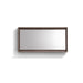KubeBath Kube 60″ Framed Mirror With Shelve