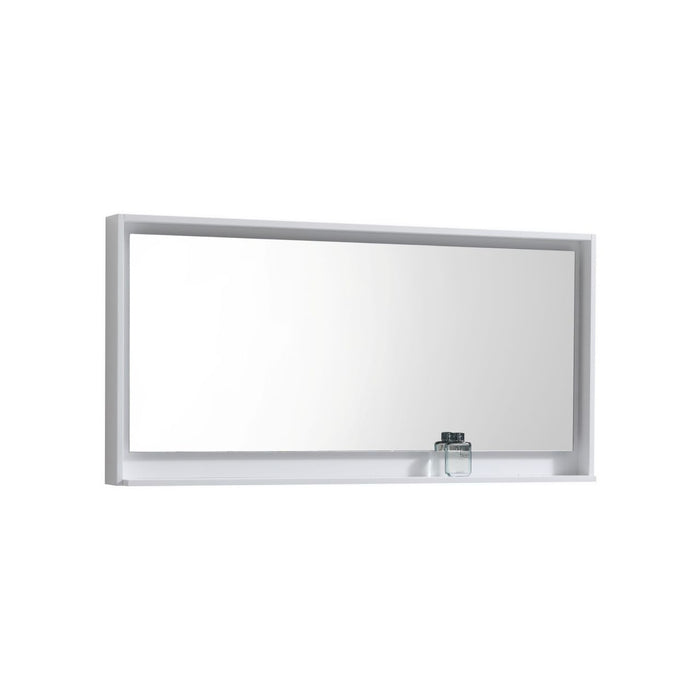 KubeBath Bosco 60″ Framed Mirror With Shelve 60″ size