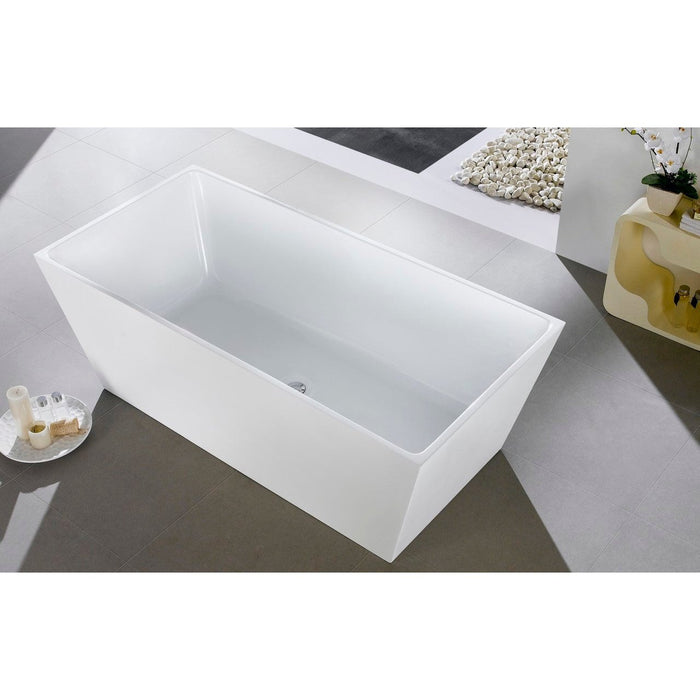 KubeBath Kube Squadra Free Standing Bathtub