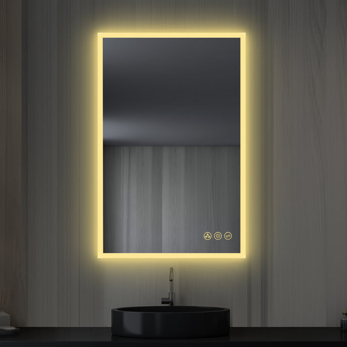 Blossom Beta 24″x36″ LED Mirror with Frosted Sides