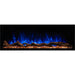 Modern Flames Landscape Pro 94'' Electric Fireplace Wall Mount Studio Suite | White Ready to Paint