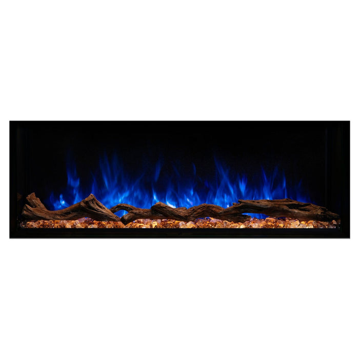 Modern Flames Landscape Pro 58'' Electric Fireplace Wall Mount Studio Suite | White Ready to Paint