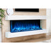 Modern Flames Landscape Pro 70'' Electric Fireplace Wall Mount Studio Suite | White Ready to Paint