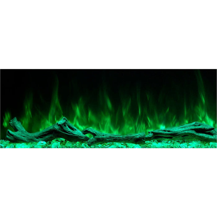 Modern Flames Landscape Pro 70'' Electric Fireplace Wall Mount Studio Suite | White Ready to Paint