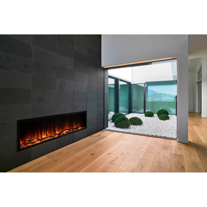 Modern Flames Landscape Pro Slim 96" Built In Linear Electric Fireplace