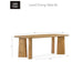 Union Home Laurel Dining Table 84" DIN00108
