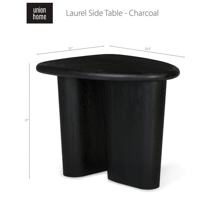 Union Home Laurel Side Table - Charcoal LVR00341