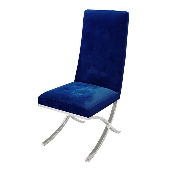 Bellini Modern Living Lidia Dining Chair Blue Lidia BLU