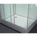 Maya Bath White Platinum Lucca Steam Shower - Right 204