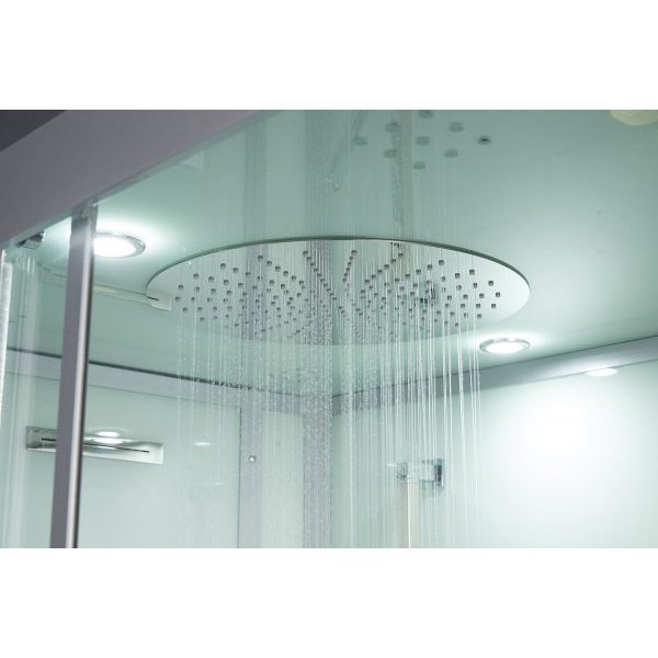 Maya Bath White Platinum Lucca Steam Shower - Right 204