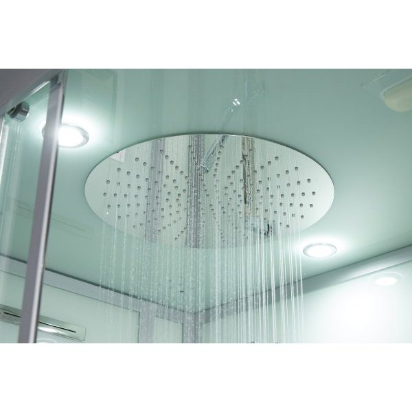 Maya Bath White Platinum Lucca Steam Shower - Right 204