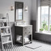 Water Creation Madalyn 24 Inch Cashmere Grey Single Sink Bathroom Vanity From The Madalyn Collection MA24CW01CG-000000000