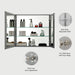 Blossom Aluminum Medicine Cabinet with Mirror – MC8 3026