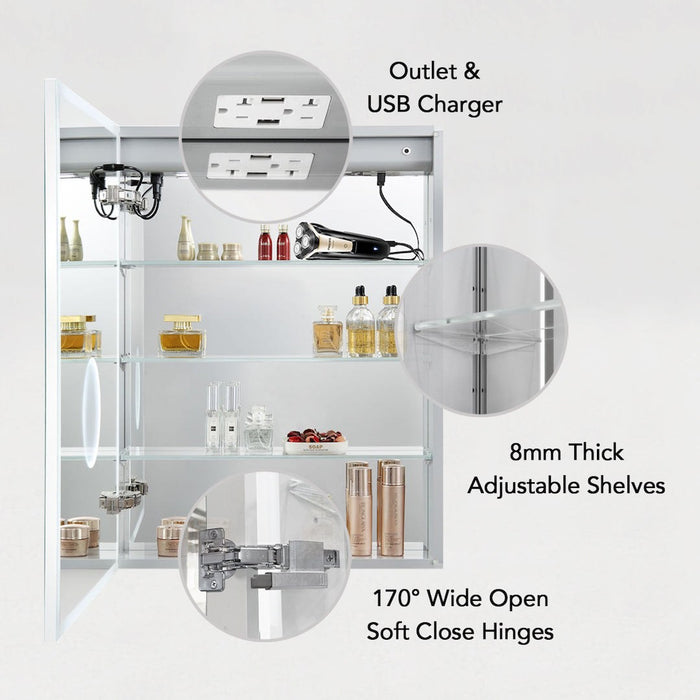 Blossom Asta – 24 Inches LED Medicine Cabinet