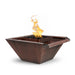 The Outdoor Plus Maya Fire & Water Bowl Wide Gravity Spill | Hammered Copper