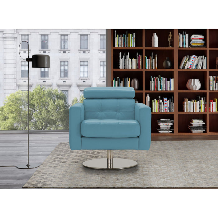 Bellini Modern Living Milo Accent Chair Blue CHIC 26 Milo BLU