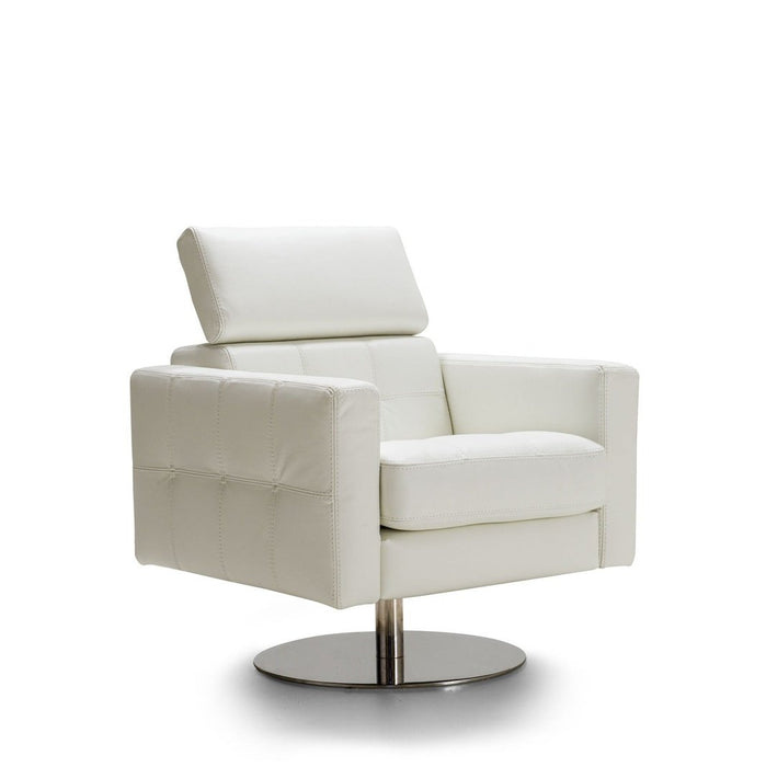 Bellini Modern Living Milo Accent Chair White CHIC 10 Milo WHT