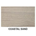 Modern Flames Allwood Wall System in Coastal Sand | 60'' Spectrum Slimline Electric Fireplace