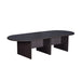 Boss Office Products 120W x 47D Race Track Conference Table-Driftwood N137-DW