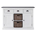 NovaSolo Halifax Contrast Buffet with 2 Baskets Two-tone B129CT