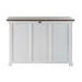 NovaSolo Halifax Accent Buffet with 2 Baskets Two-tone B129TWD