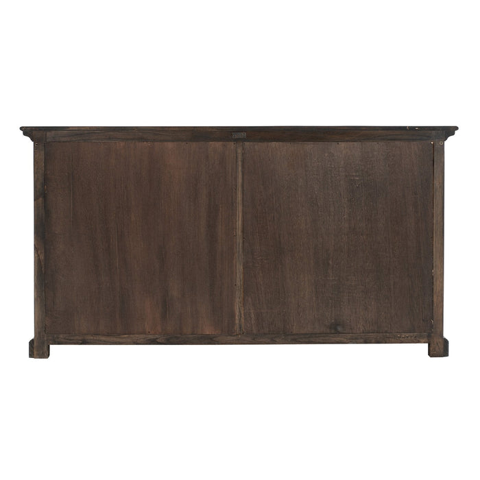 NovaSolo Halifax Mindi Buffet with 4 Baskets Black Wash B189BW