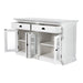 NovaSolo Halifax Classic Buffet with Glass Doors White BG127