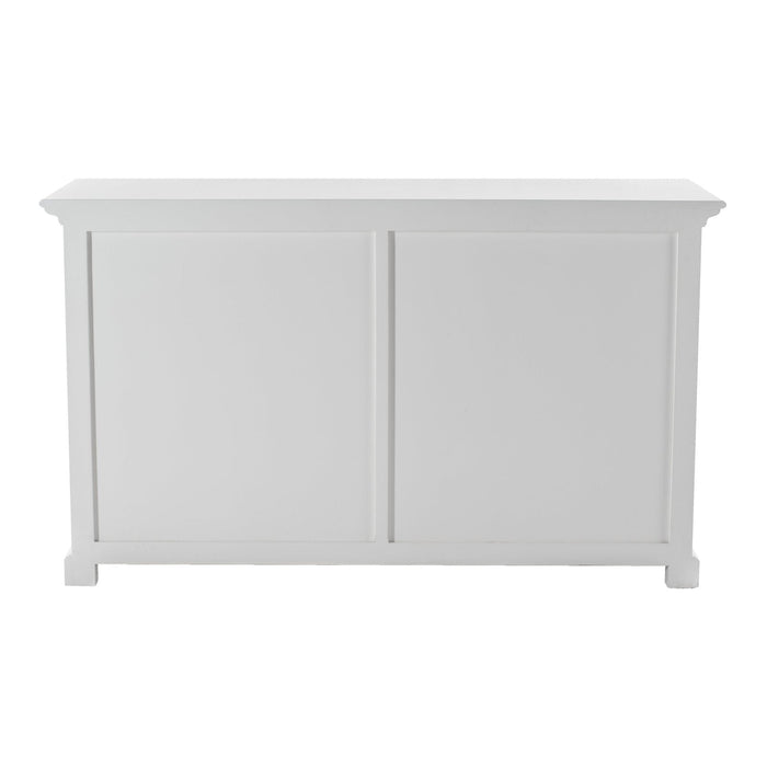 NovaSolo Halifax Classic Buffet with Glass Doors White BG127