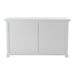 NovaSolo Halifax Classic Buffet with Glass Doors White BG127
