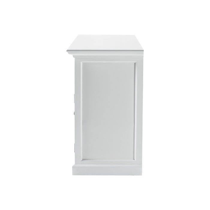 NovaSolo Halifax Classic Buffet with Glass Doors White BG127