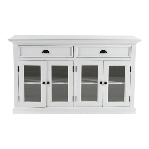 NovaSolo Halifax Classic Buffet with Glass Doors White BG127