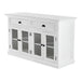NovaSolo Halifax Classic Buffet with Glass Doors White BG127