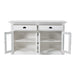 NovaSolo Halifax Classic Buffet with Glass Doors White BG127