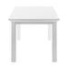 NovaSolo Halifax Dining Extension Table White T766