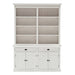 NovaSolo Halifax Hutch Bookcase Unit White BCA599
