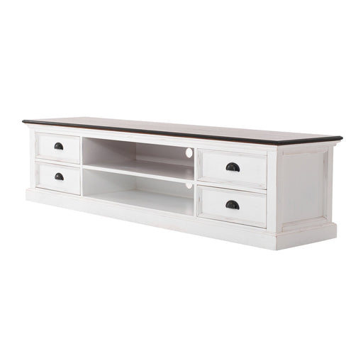 NovaSolo Halifax Accent Large Entertainment Center Two-tone CA631TWD
