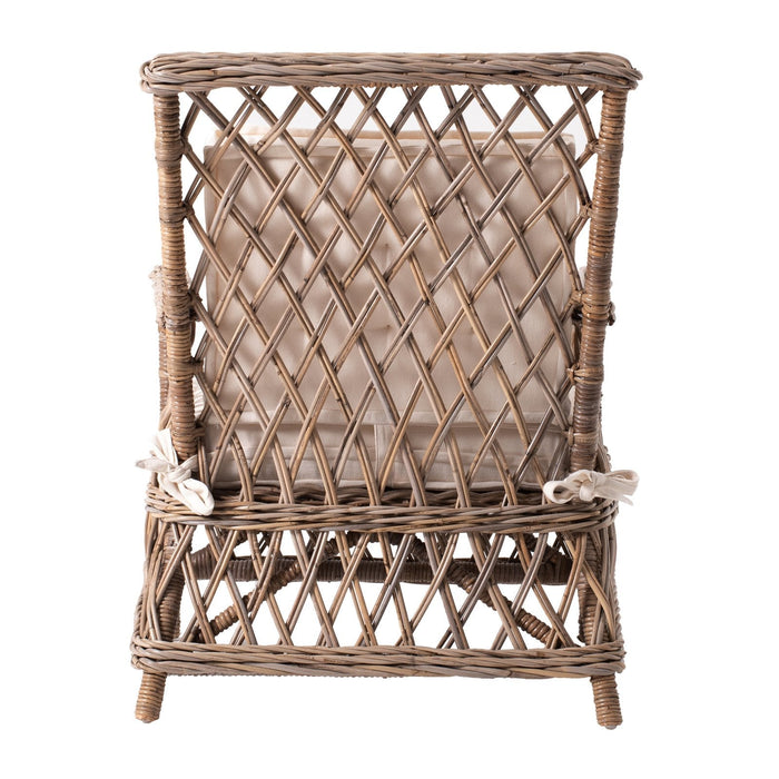 NovaSolo Wickerworks Marquis Chair Natural Grey Set of 2 CR55