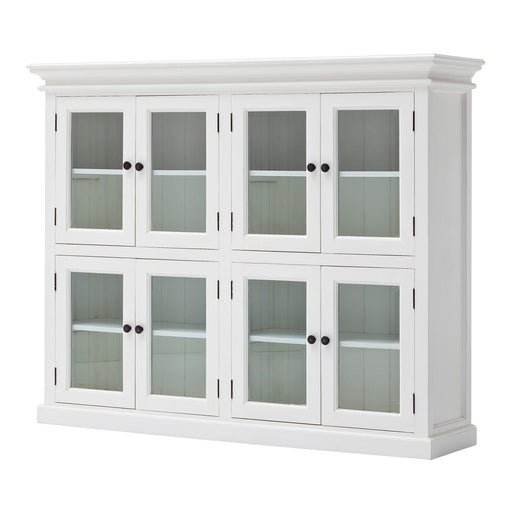 NovaSolo Halifax Pantry 8 Doors White CA615