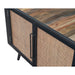 NovaSolo Nordic Rattan TV Dresser 4 Doors Natural Boat Wood BW RT 18050