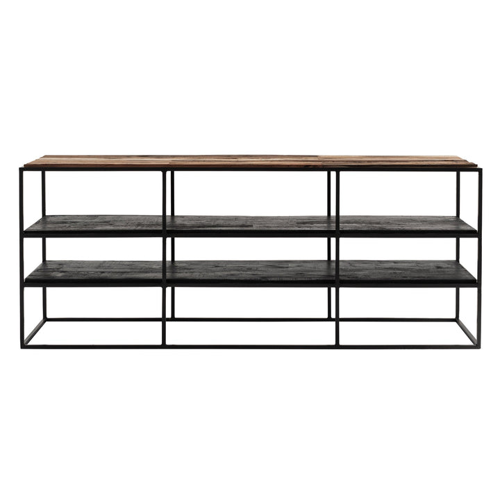 NovaSolo Rustika TV Stand Open Shelving 55" Two-tone CPP 18003