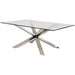 Nuevo Living Couture Dining Table in Silver HGSX158