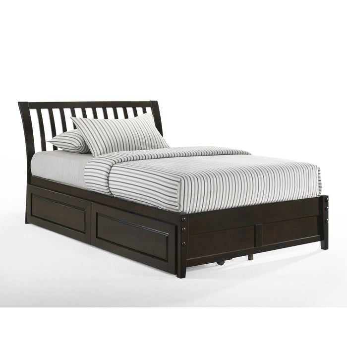 Night and Day Furniture Nutmeg Complete Bed P-Series