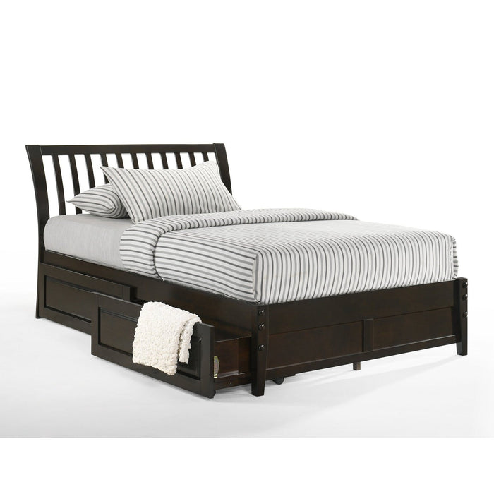 Night and Day Furniture Nutmeg Complete Bed K-Series