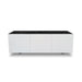 Bellini Modern Living Optik Sideboard Noir Desir Top with White Body Optik SB WHT-BLK
